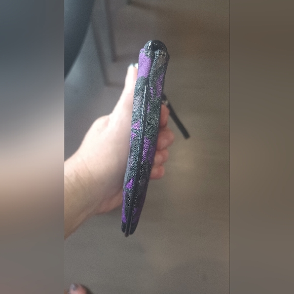 Coach Poppy Ocelot Purple & Black - Picture 7 of 9